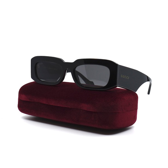 NEW GUCCI GG1426S 001 BLACK GREY AUTHENTIC SUNGLASSES - Picture 9 of 13